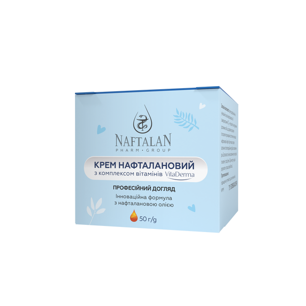 Крем нафталановий з комплексом вітамінів VitaDerma 50мл 7516451 фото